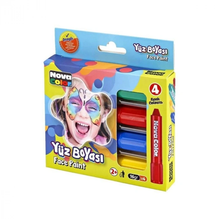 Nova Color Yüz Boyası Seti 4lü