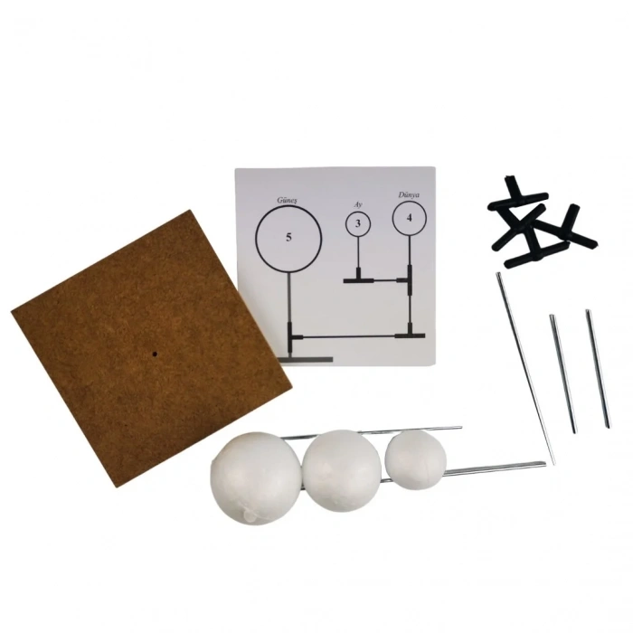 Odak Hobi Güneş Sistemi Güneş Dünya Ay Seti