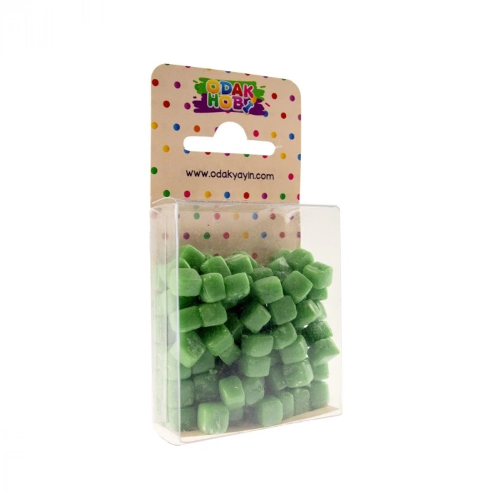 Odak Hobi Mozaik Taşı 75gr 4-7mm Açık Yeşil