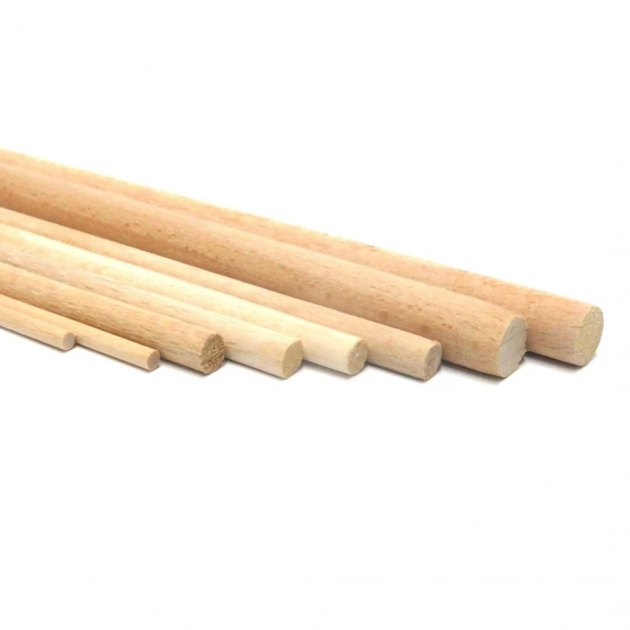 Odak Hobi Yuvarlak Çıta 4mm 10cm 50li Paket