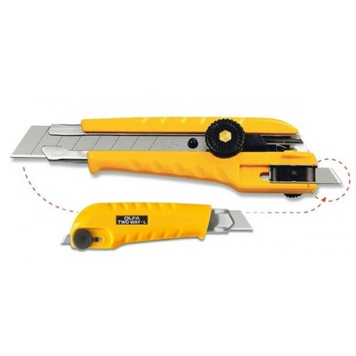 Olfa L-3 Maket Bııçağı Çift Yönlü Dizayn Kırılan Ucun Tekrar Kullanımı