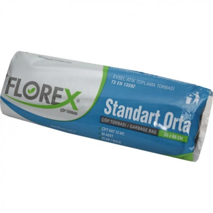 Orta Boy Çöp Poşeti - 20 Adet