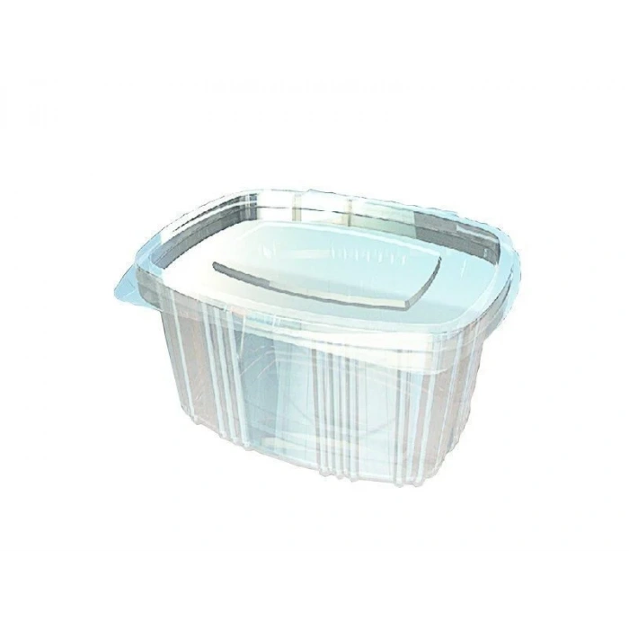 Oval Sızdırmaz Kap 1000 Gr Düz Kapak - V66 ( 100 Adet )