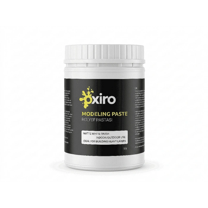 Oxiro Rölyef Pasta Beyaz 1000 ml.