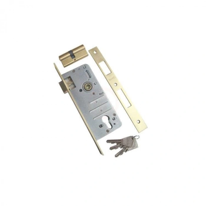 Özruh MAKARALI SİLİNDİRLİ GÖMME KİLİT 35 MM SATEN PASLAN - T111K35 (Barelsiz)