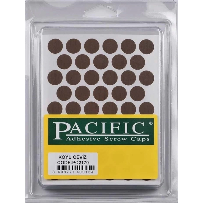 Pacific Koyu Ceviz Yapışkanlı Tapa 14 mm