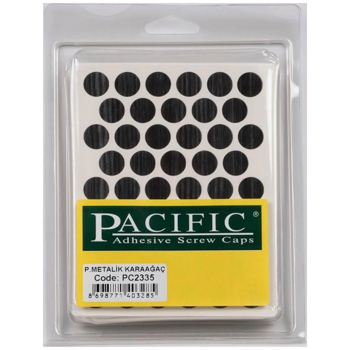 Pacific Parlak M. Karaağaç Yapışkanlı Tapa 14 mm