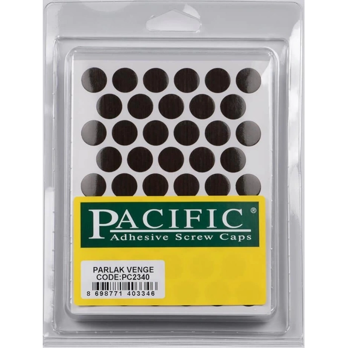 Pacific Parlak Venge Yapışkanlı Tapa 14 mm