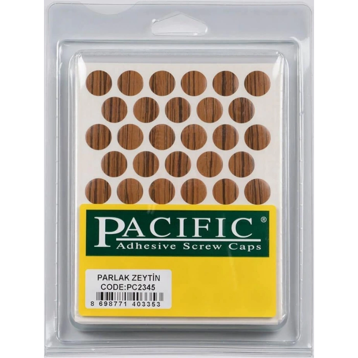 Pacific Parlak Zeytin Yapışkanlı Tapa 14 mm