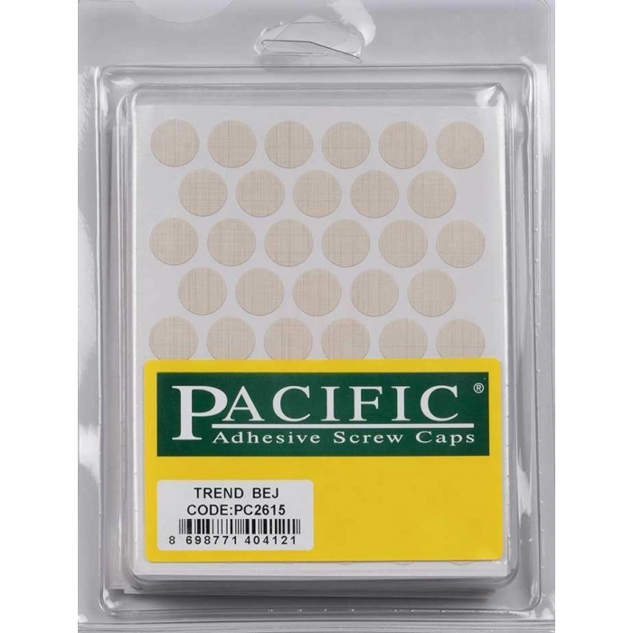 Pacific Trend Bej Yapışkanlı Tapa 14 mm