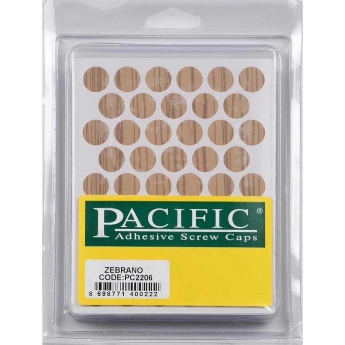 Pacific Zebrano Yapışkanlı Tapa 14 mm