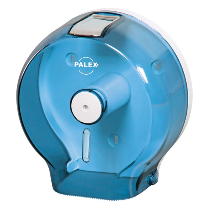 Palex Jumbo Tuvalet Kağıdı Dispenseri Şeffaf Mavi
