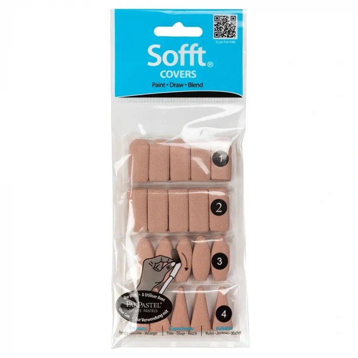 PanPastel Covers Mix Set (Karışık Spatül Resim Süngerleri) 40 Parça