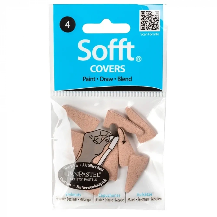 PanPastel Covers Point Set No:4 (Üçgen Spatül Resim Süngerleri) 10 Parça