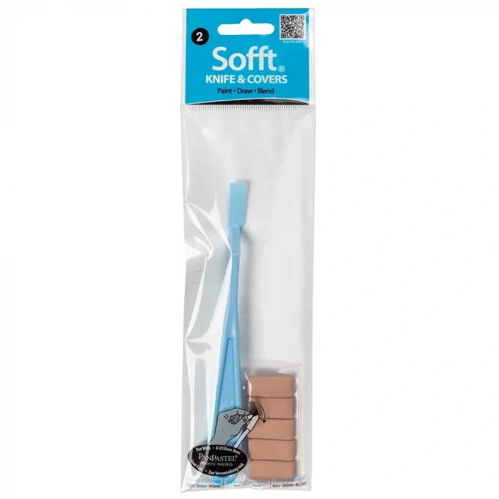 PanPastel Sofft Knife Covers Flat Set No:2 (Spatül ve Düz Sünger Başlıklar) 6 Parça