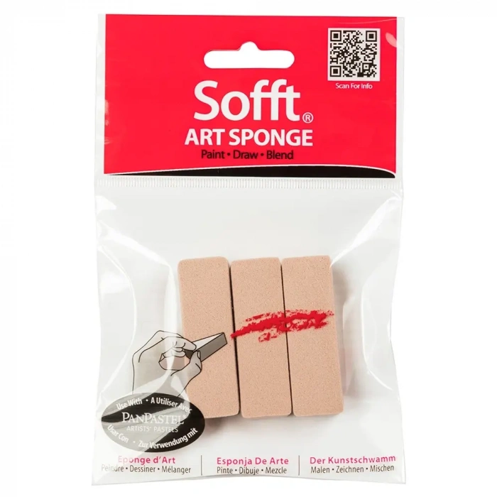 PanPastel Sponge Bar Flat Set (Sünger Çubuk Düz) 3 Parça