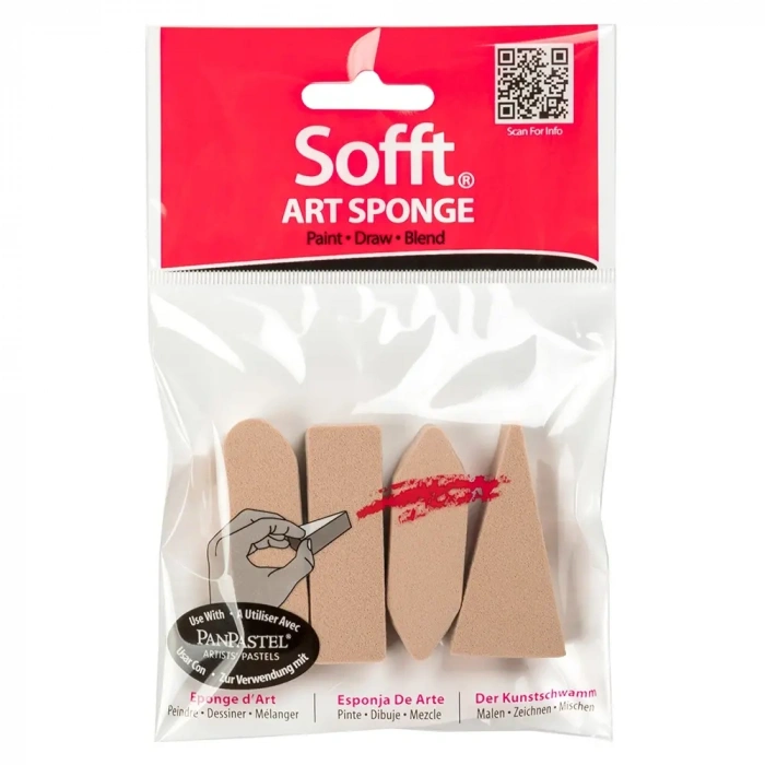 PanPastel Sponge Bar Mix Set (Sünger Çubuklar Karışık) 4 Parça