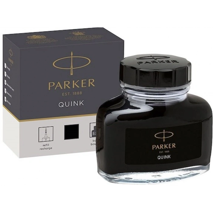 Parker Quink Dolma Kalem Mürekkebi 57 ml. SİYAH