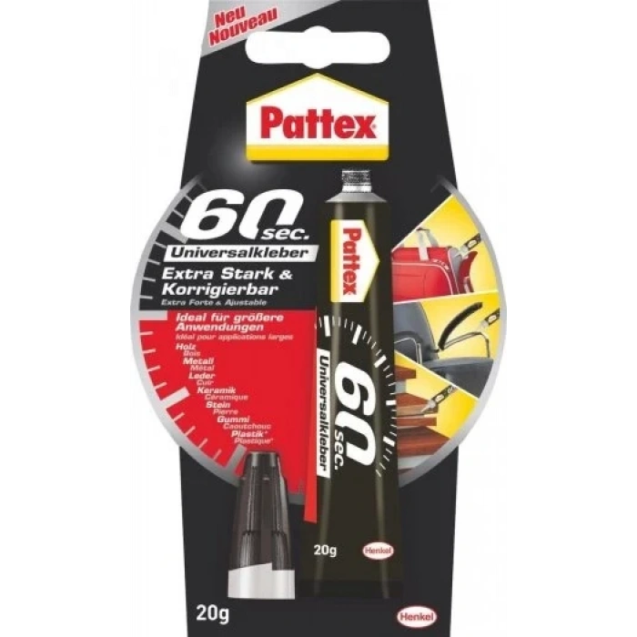 Pattex 60 Saniye Universal Yapıştırıcı 20g