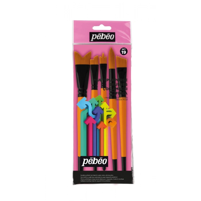 Pebeo 5li Karma Fırça Seti SET-19