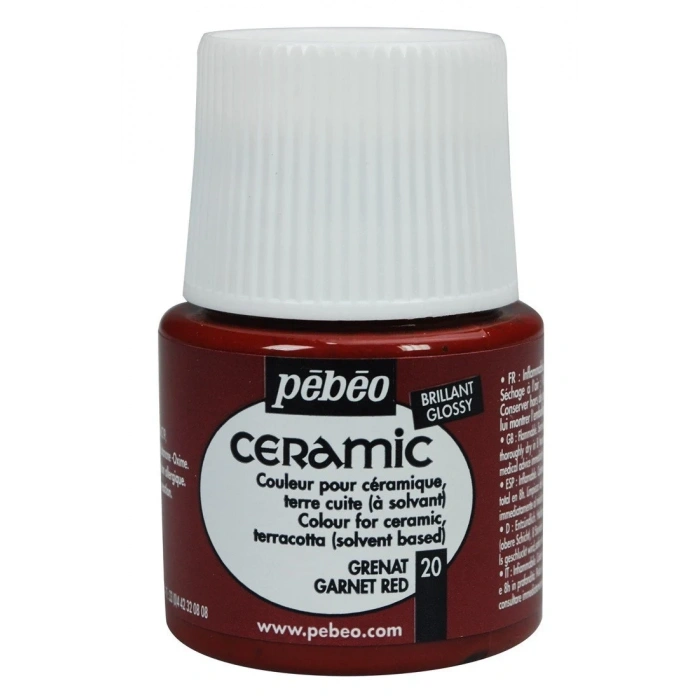 Pebeo Ceramic Seramik Boyası 45ml 20 Garnet Red