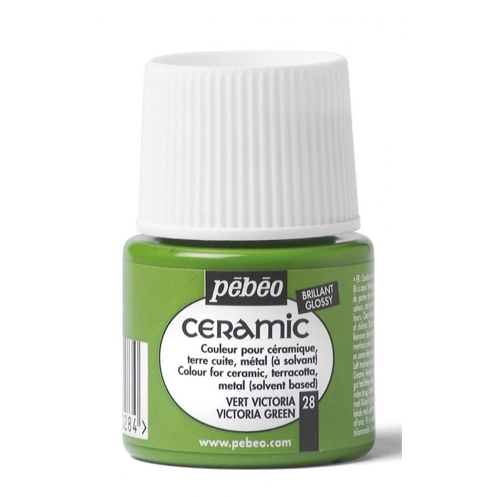 Pebeo Ceramic Seramik Boyası 45ml 28 Victoria Green