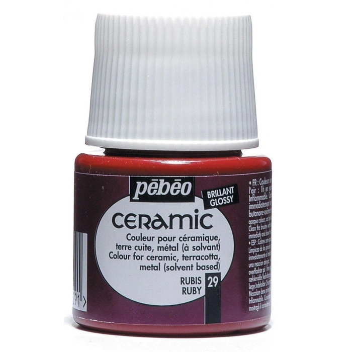 Pebeo Ceramic Seramik Boyası 45ml 29 Ruby