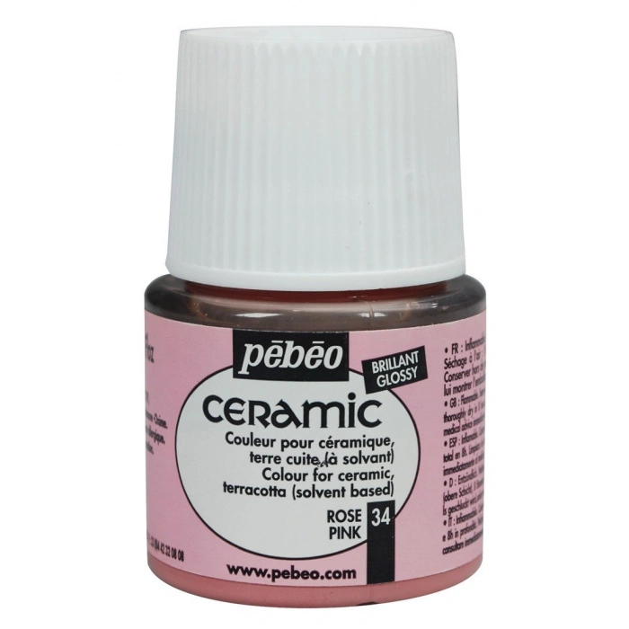 Pebeo Ceramic Seramik Boyası 45ml 34 Pink