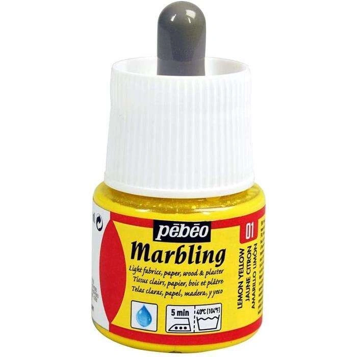 Pebeo Marbling Ebru Boyası 45 ml Lemon Yellow No 1