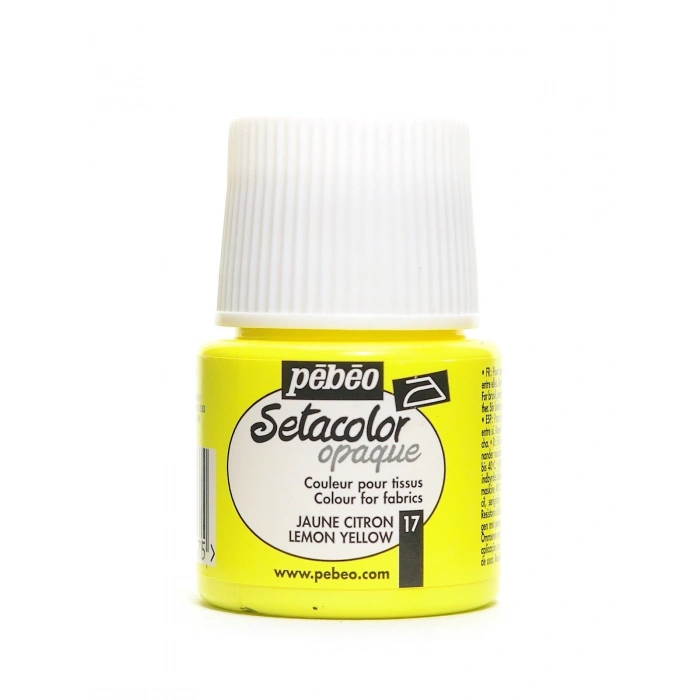 Pebeo Setacolor Opak Kumaş Boyası 45ml 17 Lemon Yellow