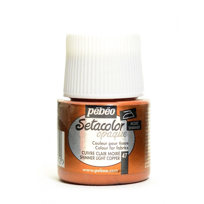 Pebeo Setacolor Opak Kumaş Boyası 45ml 47 Shimmer Copper