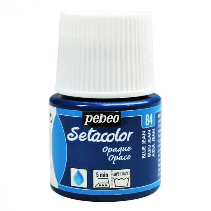 Pebeo Setacolor Opak Kumaş Boyası 45ml 84 Blue Jean