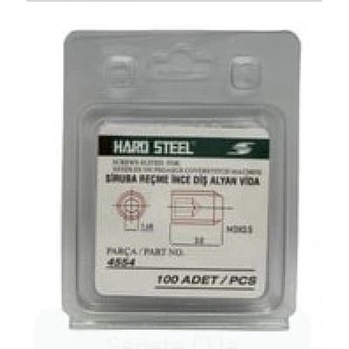 Pegasus Reçme Alyan İğne Vidası Siyah / 4554 100ADET