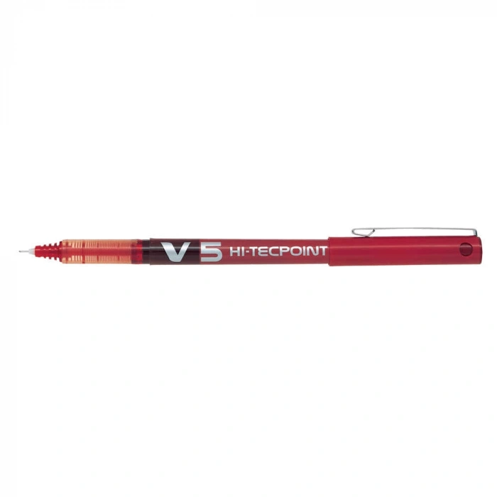 Pilot V5 İğne Uçlu Roller Kalem Kırmızı BX V5 R