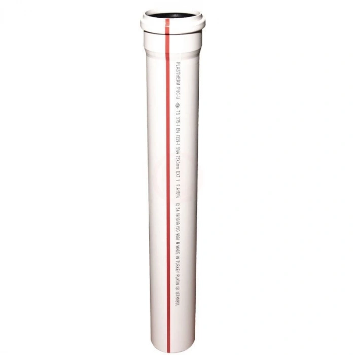 Plastherm PVC Atık Su Borusu (Tip 1 - 3,2 mm) 75x1000 mm