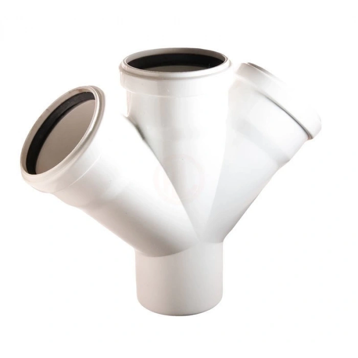 Plastherm PVC Çift Çatal (Tip 1 - 45°) 110x50 mm