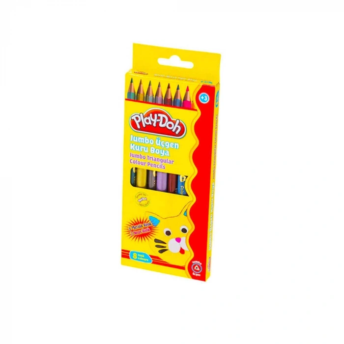 Playdoh Kuru Boya Jumbo 6lı Metalik 2 Renk Neon