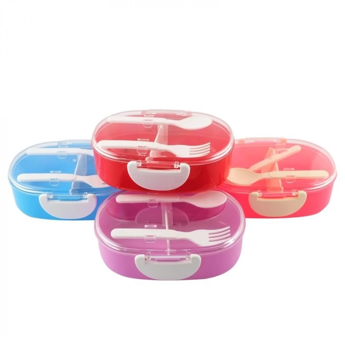 POBİ PB-901 OVAL ÇİFT BÖLMELİ BESLENME SETİ