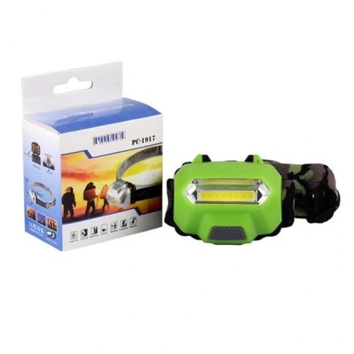 Police PC-1917 COB Led Kafa Feneri 3Xaaa