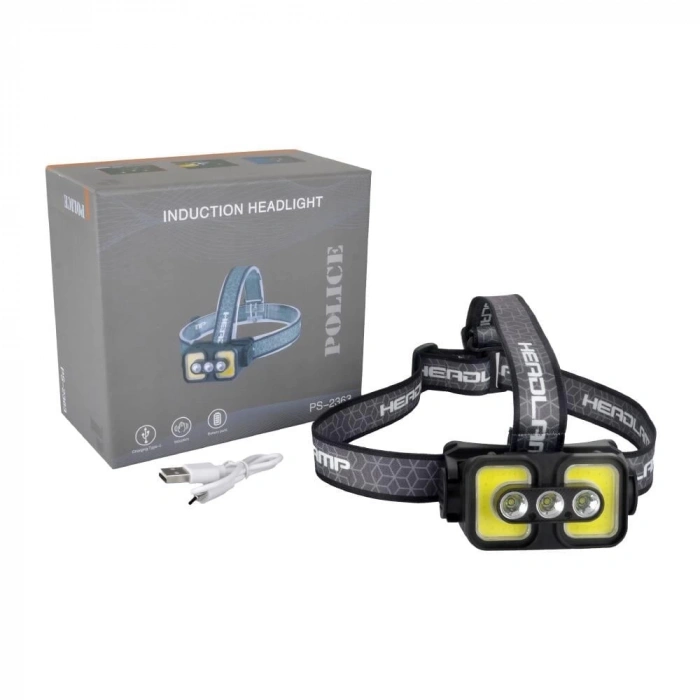 Police PS-2363 Şarjlı Kafa Feneri