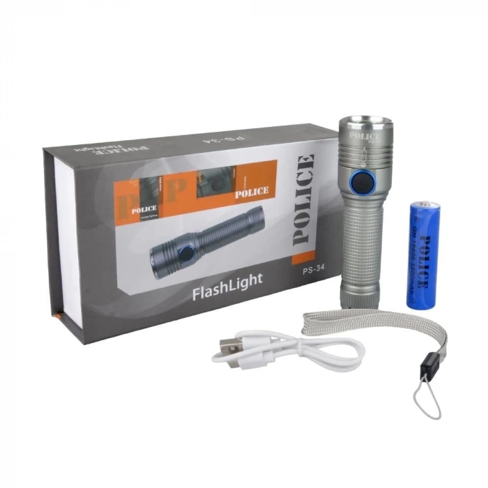 Police PS-34 Şarjlı El Feneri