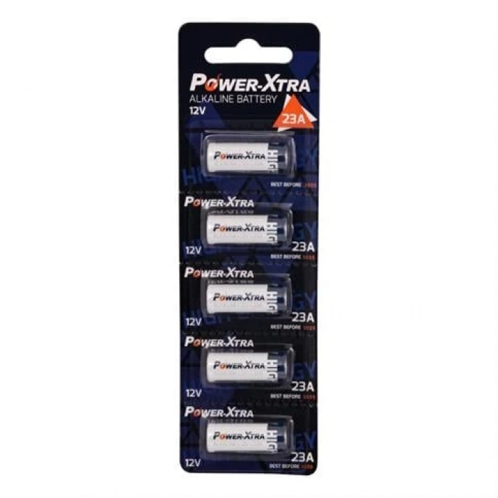 Power-Xtra 23A Size 12V Alkaline Pil - 5Li Blister