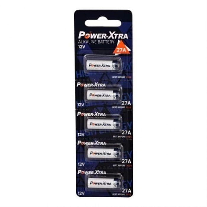 Power-Xtra 27A Size 12V Alkaline Pil - 5Li Blister