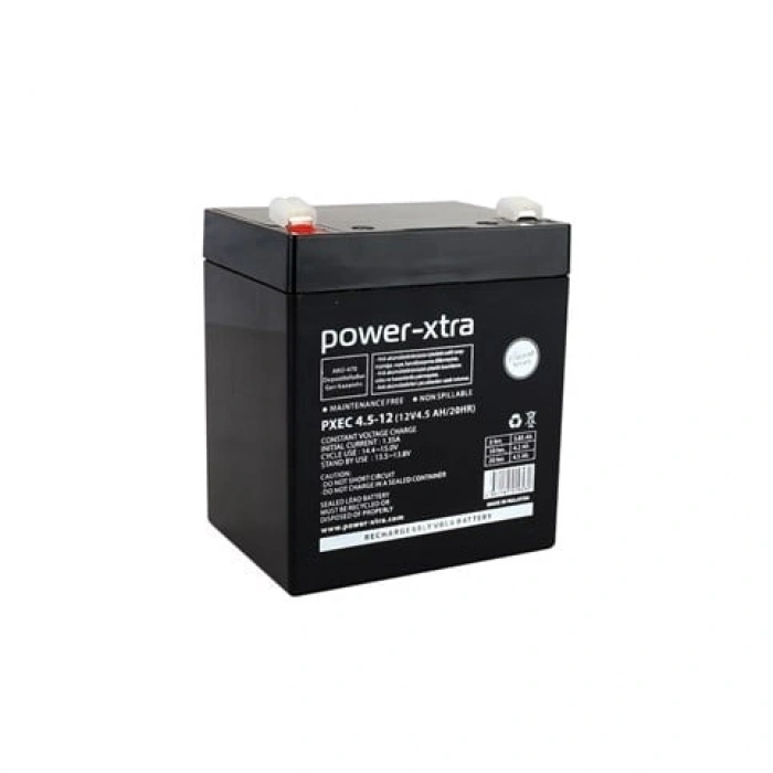 Power-Xtra Ecolead - PXEC4.5-12 - 12V 4.5 Ah Kuru Akü -F1
