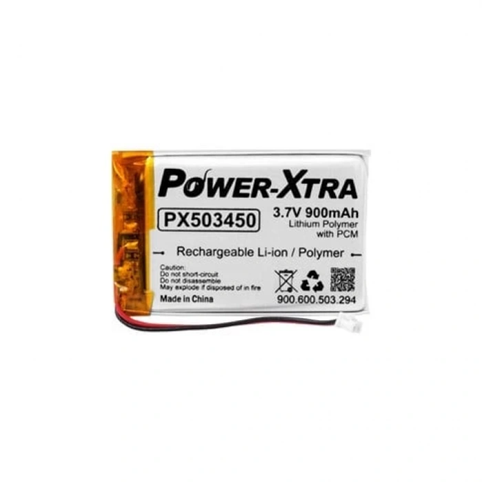 Power-Xtra PX503450 - 3.7V 900 Mah Li-Polymer Pil - Özel