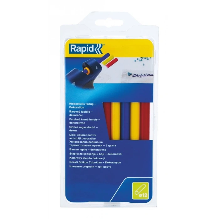 Rapid Silikon Çubuk 12x190 mm 250 Gr (Kırmızı/Mavi/Sarı) - 24941400