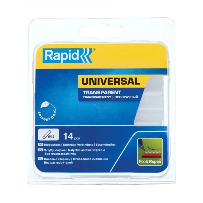 Rapid Silikon Çubuk 12x94 mm 125 Gr Şeffaf Çok Amaçlı - 40107946