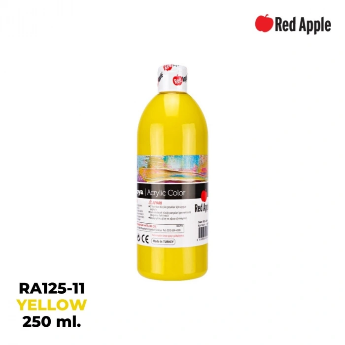 Red Apple Akrilik Boya 250ml 11 Yellow