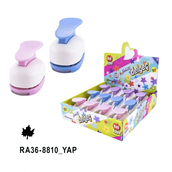 Red Apple Orta Boy Şekilli Delgeç Şekilgeç 1 (2.5 cm.) YAPRAK