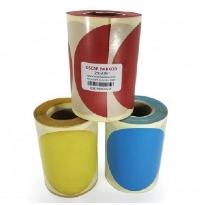 RENKLİ NOKTA ETİKETİ 100MM 250 ADET